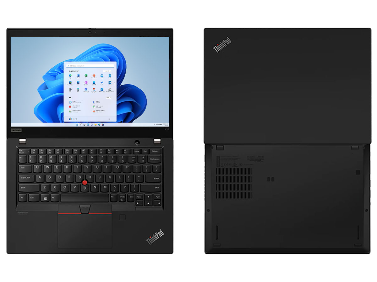 ThinkPad X13 Gen 1 AMD Ryzen 5 PRO 4650U�E16GB�������[�E256GB SSD�E13.3�^�t��HD�t������ 20UFS0KM00