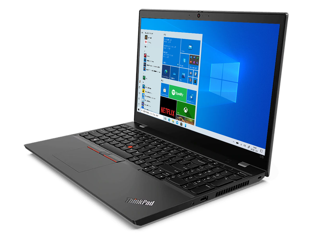 ThinkPad L15 Gen 1 Windows 10 Pro�ECore i5 10210U�E8GB�������[�E256GB SSD�E15.6�^�t��HD�t������ 20U3S1EX00