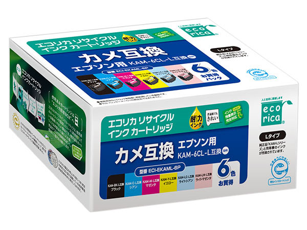 ECI-EKAML-6P [�G�v�\���p KAM-6CL-L 6�F�p�b�N] �̐��i�摜