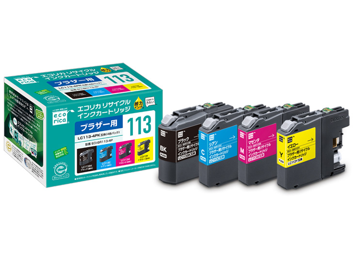 ECI-BR113-4P [�u���U�[�p LC113-4PK 4�F�p�b�N]