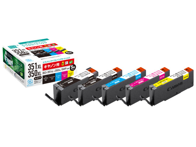 ECI-C351XL-5P [�L���m���p BCI-351XL+350XL/5MP 5�F�p�b�N]