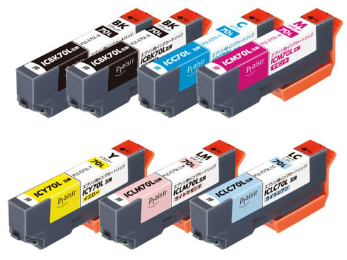 PLE-E70L6P+1BK [�G�v�\���p IC6CL70L+ICBK70L 6�F�p�b�N+��] �̐��i�摜