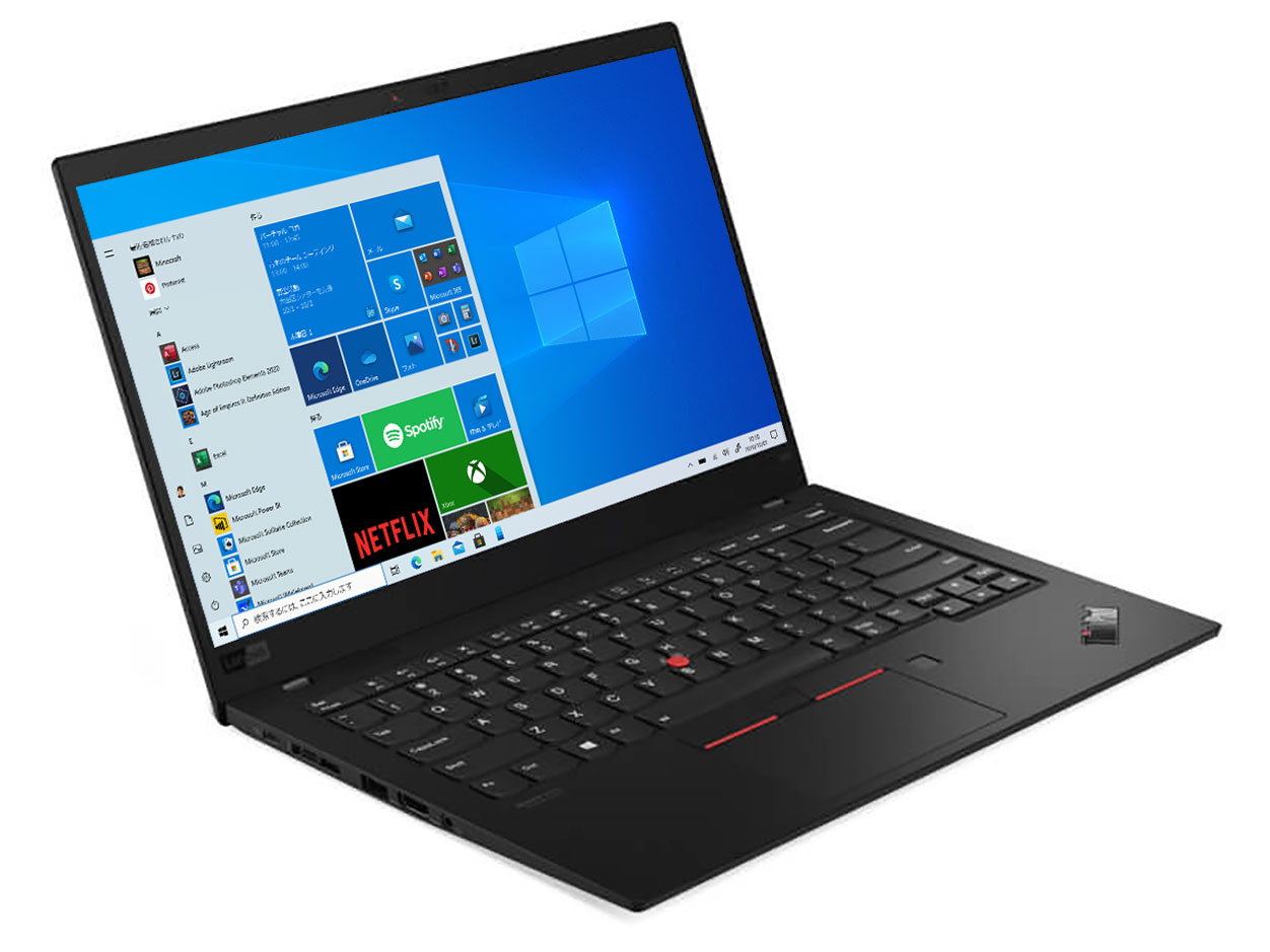 ThinkPad X1 Carbon Gen 8 Core i5 10210U�E8GB�������[�E256GB SSD�E14�^�t��HD�t������ 20U9S2XP00 �̐��i�摜