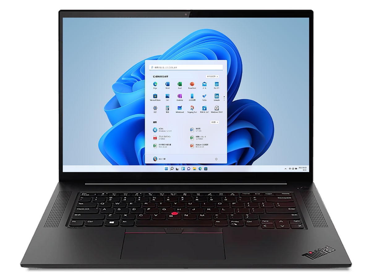 ThinkPad X1 Extreme Gen 4 Core i7 11800H�E16GB�������[�E512GB SSD�E16�^WQXGA�t������ 20Y5S08100 �̐��i�摜