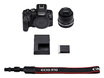 EOS R10 RF-S18-45 IS STM �����Y�L�b�g