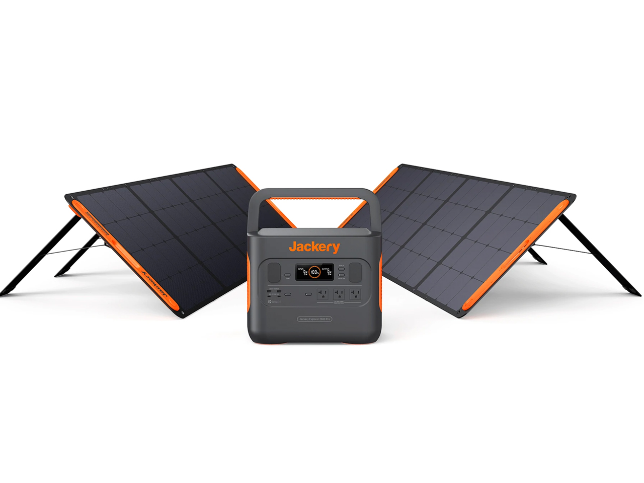 Jackery Solar Generator �|�[�^�u���d�� 2000 Pro+SolarSaga 200×2 �̐��i�摜