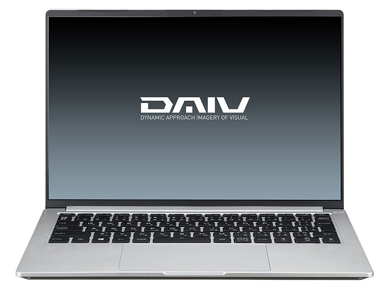 DAIV 4P-M32-KK ���i.com���� Core i7 1165G7/32GB������/1TB NVMe SSD/14�^WUXGA�t�����ڃ��f�� #22054P-TGL-H-KK �̐��i�摜
