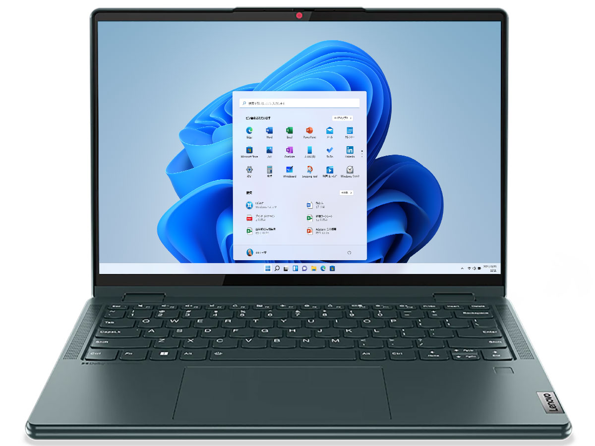 Lenovo Yoga 670 AMD Ryzen 7 5700U�E16GB�������[�E512GB SSD�E13.3�^WUXGA�t������ �I�t�B�X�t�� 82UD003DJP �̐��i�摜