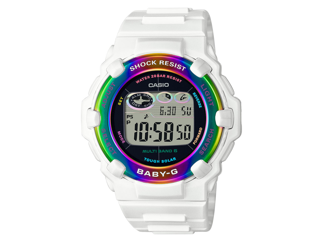 Baby-G Love The Sea And The Earth �A�C�T�[�`�E�W���p�� �R���{���[�V�������f��2022 BGR-3000UK-7JR �̐��i�摜