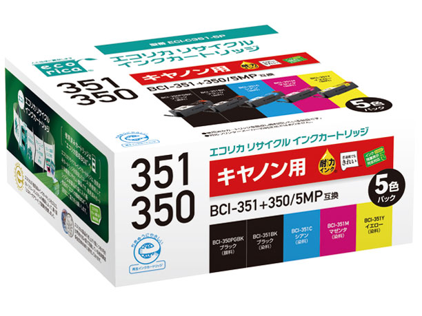 ECI-C351-5P [�L���m���p BCI-351+350/5MP 5�F�p�b�N] �̐��i�摜