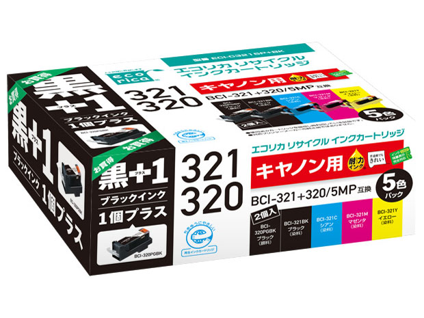 ECI-C3215P+BK [�L���m���p BCI-321+320/5MP+BCI-320PGBK 5�F�p�b�N+��] �̐��i�摜