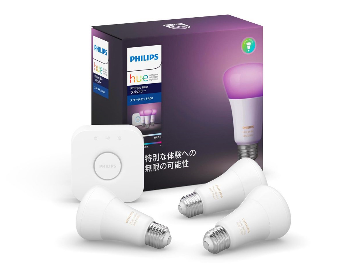 Philips hue �t���J���[ �X�^�[�^�[�Z�b�g Bluetooth+Zigbee PLH60CS �̐��i�摜