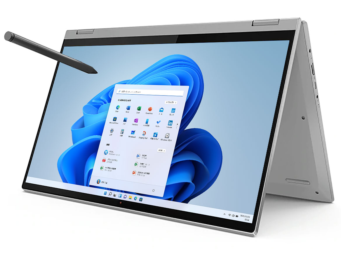 IdeaPad Flex 550 AMD Ryzen 5 5500U�E8GB�������[�E256GB SSD�E15.6�^�t��HD�t������ �}���`�^�b�`�Ή� 82HV005NJP