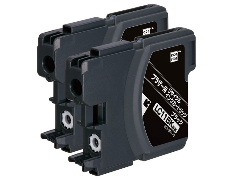 ECI-BR11B2P [�u���U�[�p LC11BK-2PK �u���b�N2�{�p�b�N] �̐��i�摜