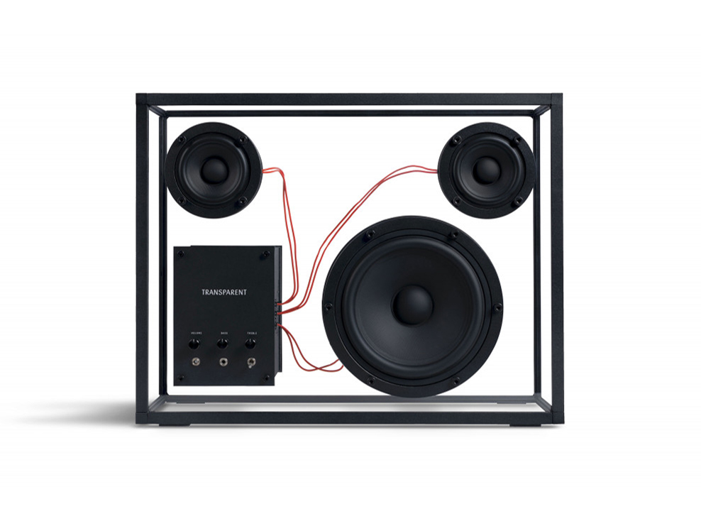 transparent スピーカー TPS-01 (レッドコード) TRANSPARENT TRANSPARENT SPEAKER TPS-01 [ブラック/レッド