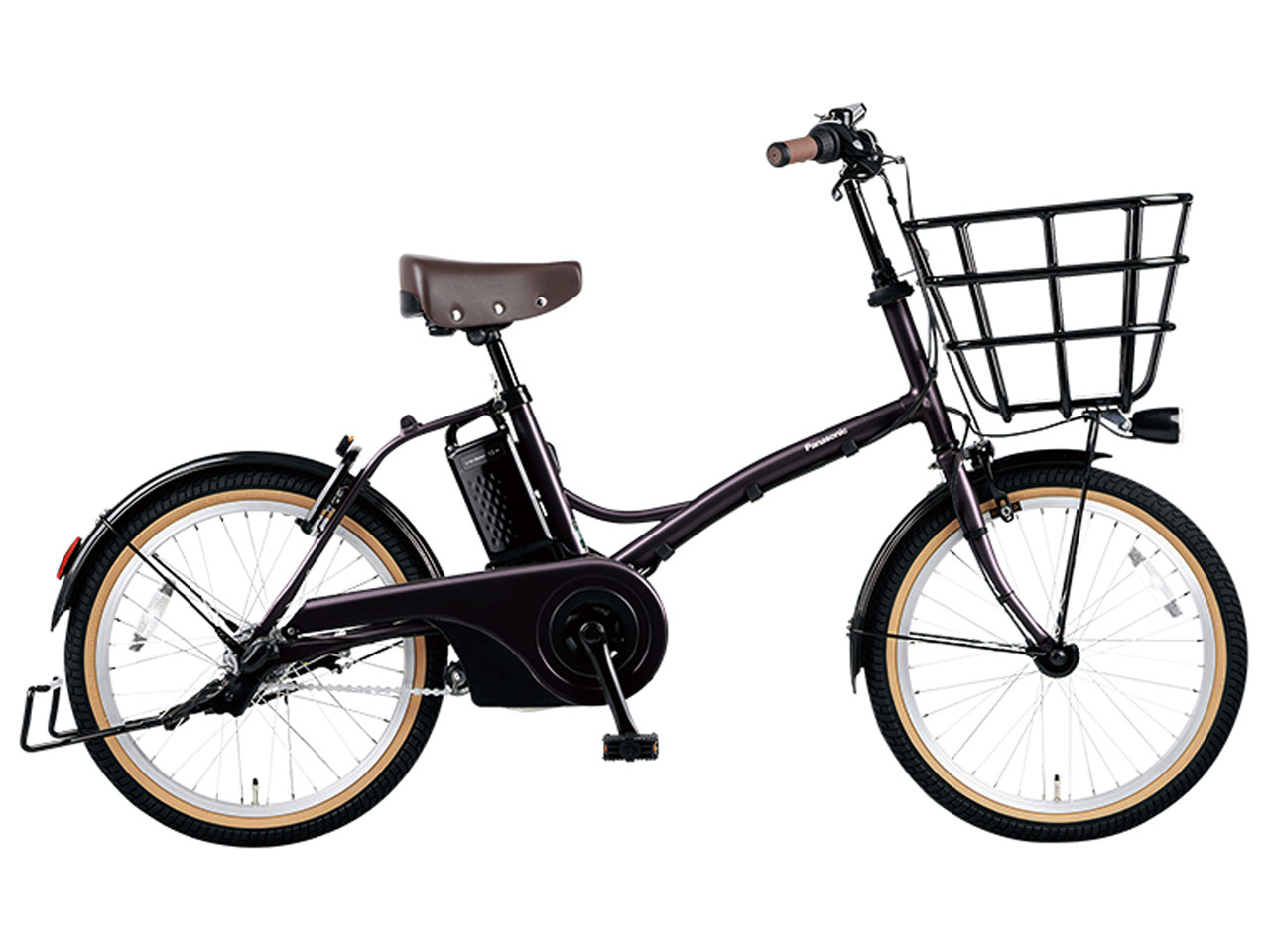 Panasonic 電動アシスト自転車 20インチ　BE-ELGL035 パナソニック グリッター BE-ELGL035-G [マットオリーブ] + 専用