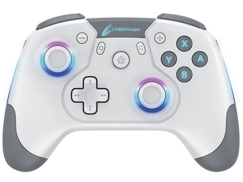 CYBER�E�Q�[�~���O�R���g���[���[ HG �����^�C�v(SWITCH�p) CY-NSOGCWL-WH [�z���C�g] �̐��i�摜