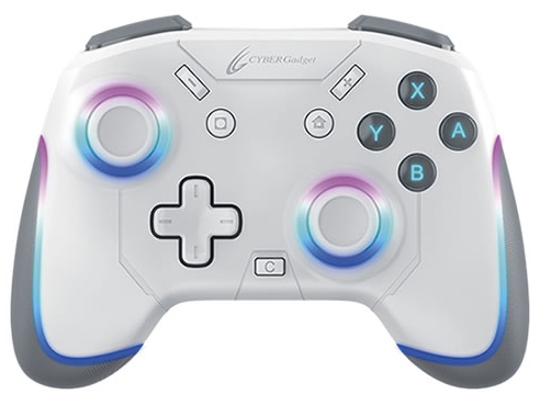 CYBER�E�Q�[�~���O�R���g���[���[ �~�j HG �����^�C�v(SWITCH�p) CY-NSOGCMWL-WH [�z���C�g] �̐��i�摜