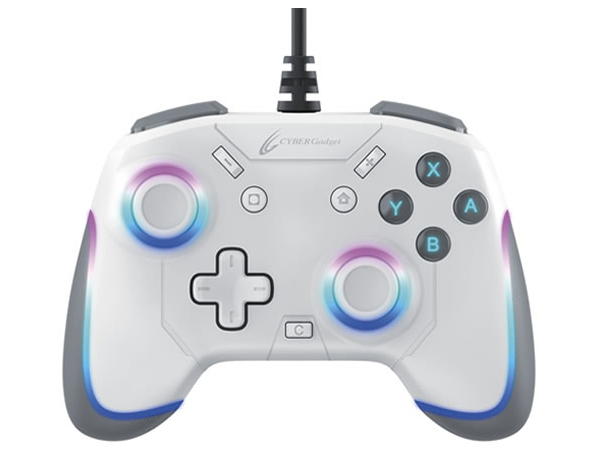 CYBER�E�Q�[�~���O�R���g���[���[ �~�j HG �L���^�C�v(SWITCH�p) CY-NSOGCMWD-WH [�z���C�g] �̐��i�摜