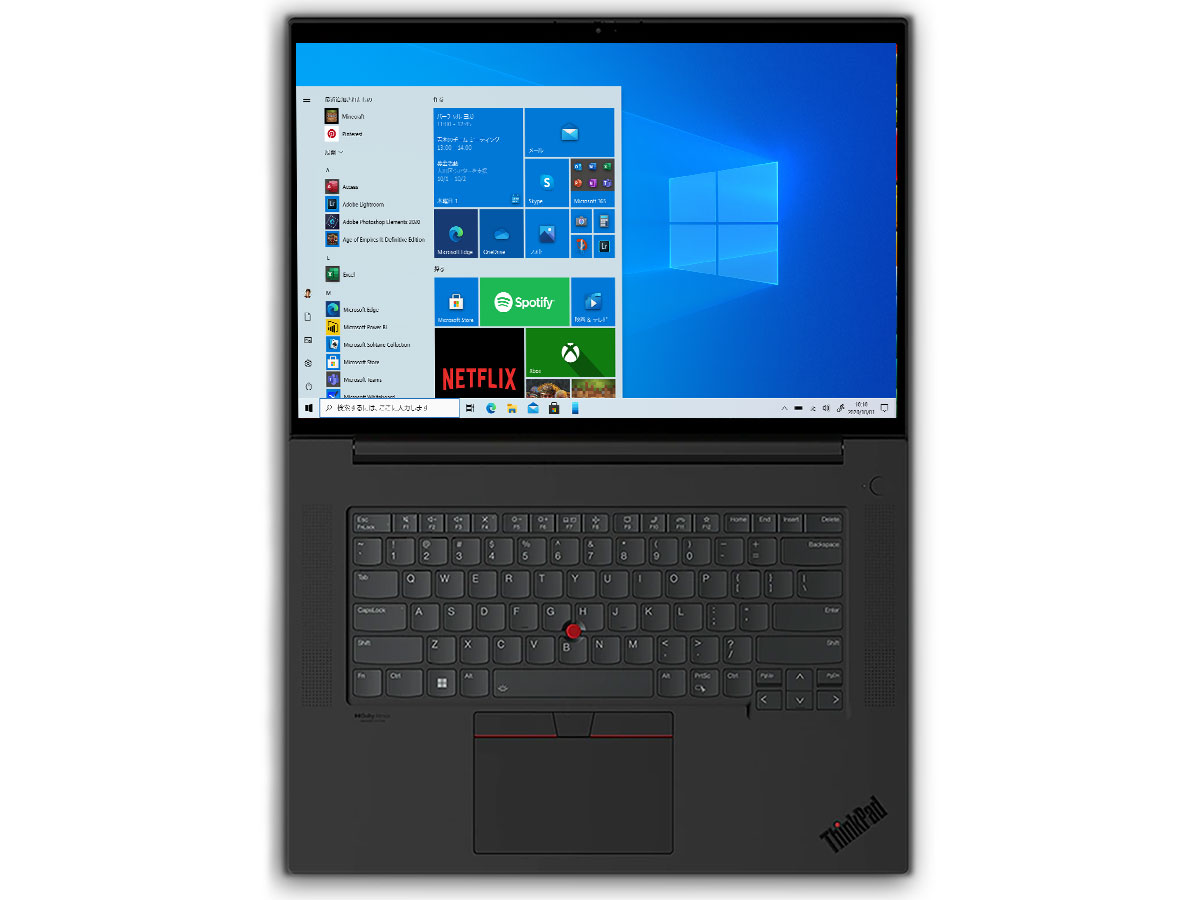 ThinkPad P1 Gen 5 Windows 10 Pro�ECore i7 12700H�E16GB�������[�E512GB SSD�ENVIDIA RTX A2000�E16�^WUXGA�t������ 21DDCTO1WW