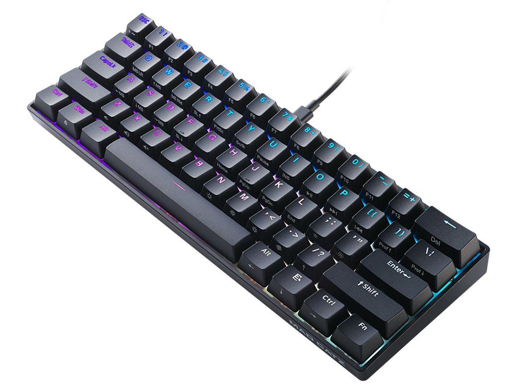 S.T.R.I.K.E. 6 60% RGB Mechanical Keyboard KS63NMUSBL000-0J [�u���b�N]