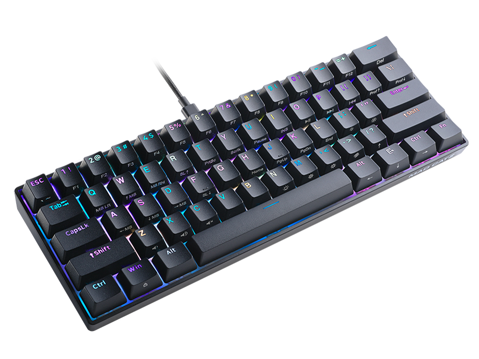 S.T.R.I.K.E. 6 60% RGB Mechanical Keyboard KS63NMUSBL000-0J [�u���b�N]