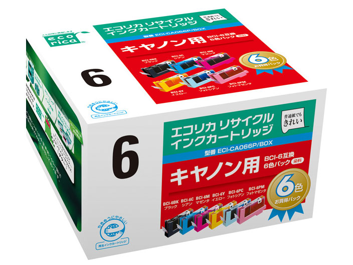 ECI-CA066P/BOX [�L���m���p BCI-6/6MP 6�F�p�b�N] �̐��i�摜