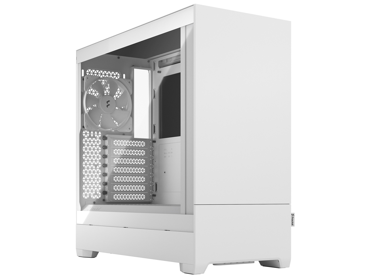 Fractal Design PCケース FD-C-POS1A-04 Fractal Design Pop Silent TG FD-C-POS1A-04 [ホワイト/クリア