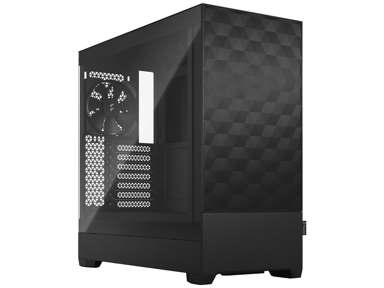 Fractal Design PCケース FD-C-POS1A-04 Fractal Design Pop Silent TG FD-C-POS1A-04 [ホワイト/クリア
