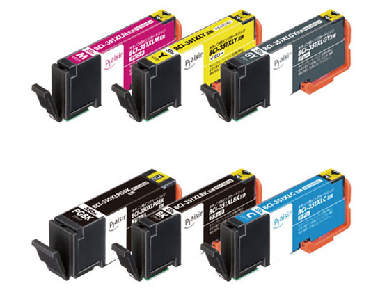 PLE-C351XL6P [�L���m���p BCI-351XL+350XL/6MP 5�F�p�b�N+�u���b�N] �̐��i�摜