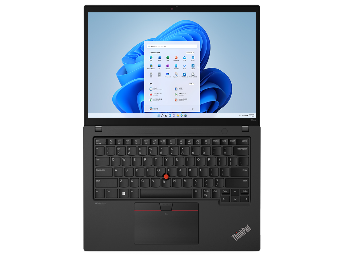 ThinkPad T14s Gen 3 Core i7 1260P�E16GB�������[�E512GB SSD�E14�^WUXGA�t������ 21BRCTO1WW