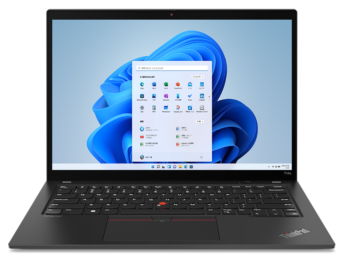 ThinkPad T14s Gen 3 Core i7 1260P�E16GB�������[�E512GB SSD�E14�^WUXGA�t������ 21BRCTO1WW �̐��i�摜
