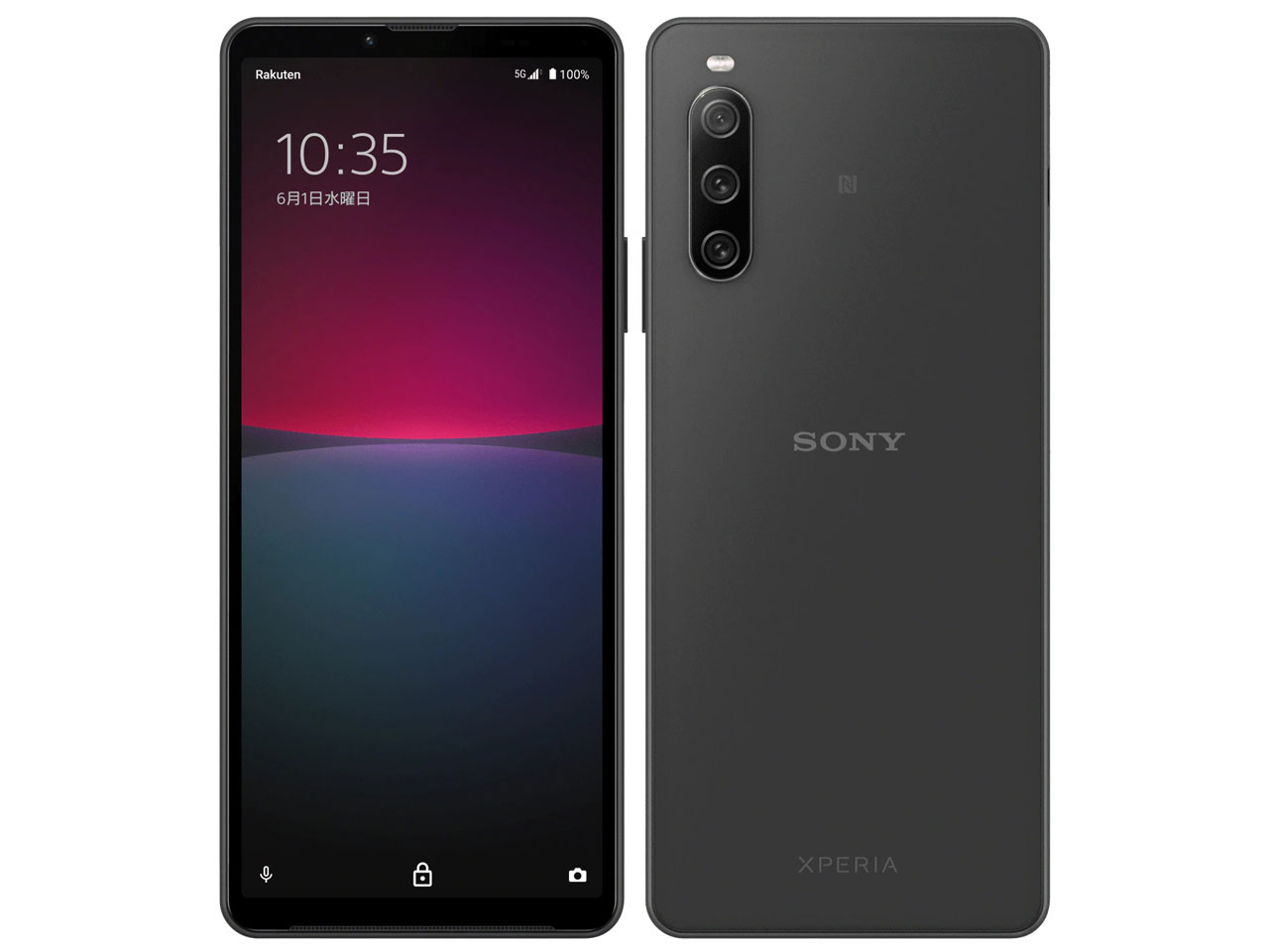 Xperia 10 IV �y�V���o�C�� [�u���b�N] �̐��i�摜