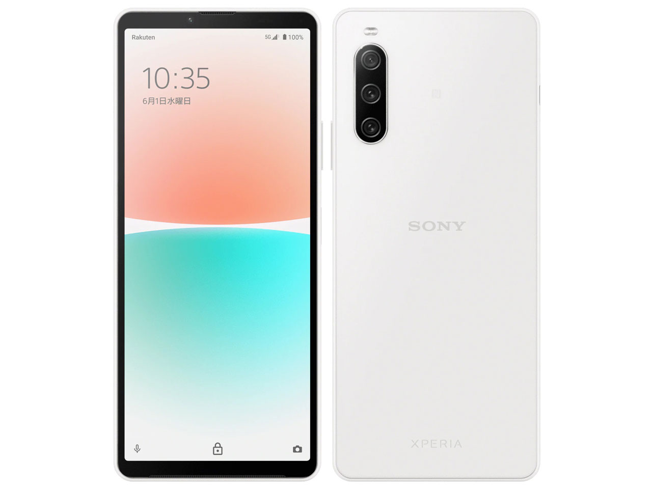 Xperia 10 IV �y�V���o�C�� [�z���C�g] �̐��i�摜