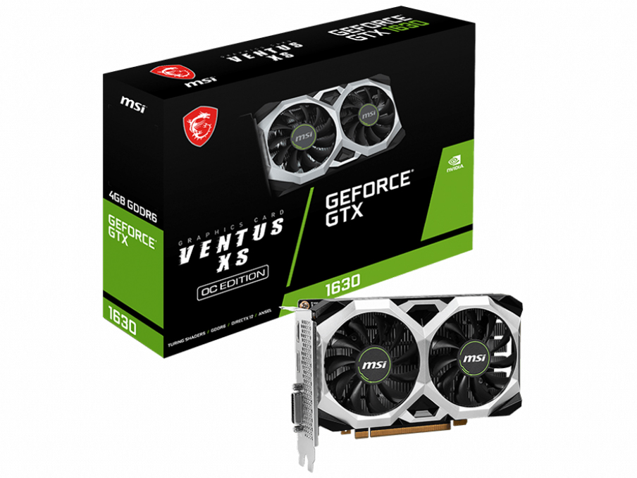 GeForce GTX 1630 VENTUS XS 4G OC [PCIExp 4GB] �̐��i�摜