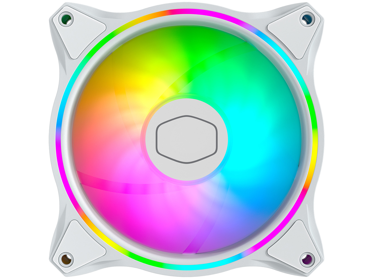 MasterFan MF140 Halo White Edition MFL-B4DW-15NPA-R1 [�z���C�g] �̐��i�摜