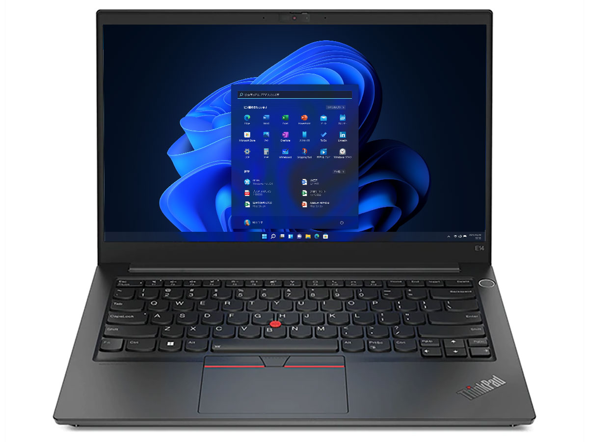 ThinkPad E14 Gen 4 Windows 11 Pro�EAMD Ryzen 7 5825U�E16GB�������[�E512GB SSD�E14�^�t��HD�t������ 21EB007BJP �̐��i�摜