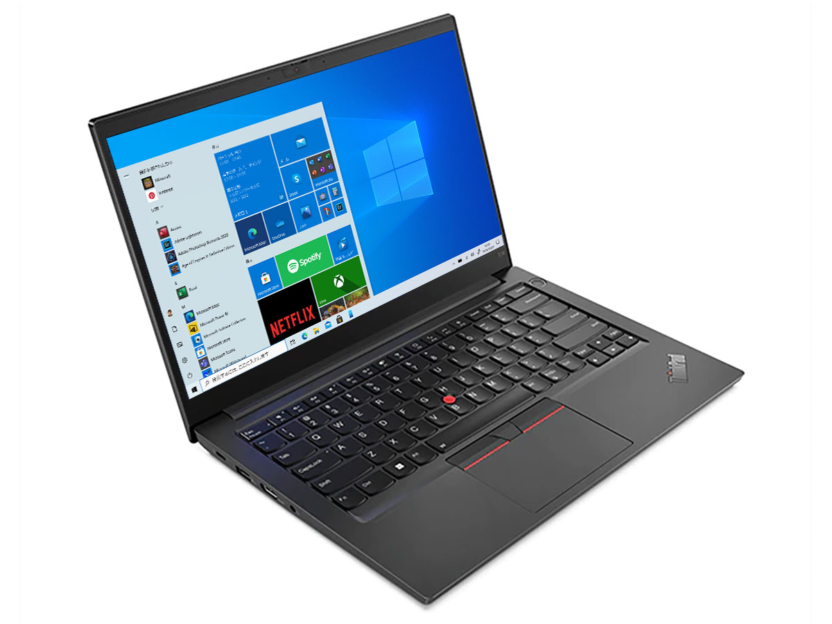 ThinkPad E14 Gen 4 Windows 10 Pro�EAMD Ryzen 5 5625U�E8GB�������[�E256GB SSD�E14�^�t��HD�t������ 21EB007DJP