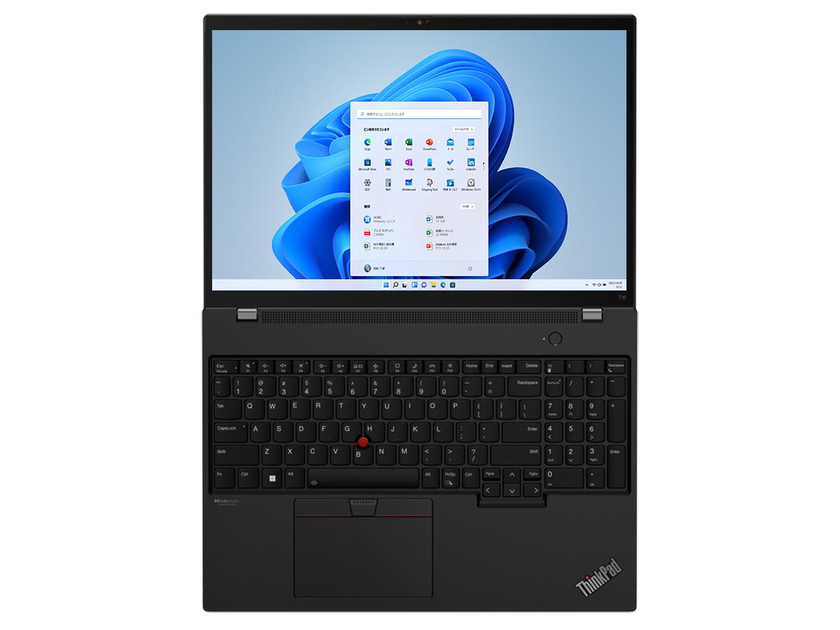 ThinkPad T16 Gen 1 AMD Ryzen 5 PRO 6650U�E8GB�������[�E256GB SSD�E16�^WUXGA�t������ 21CHCTO1WW