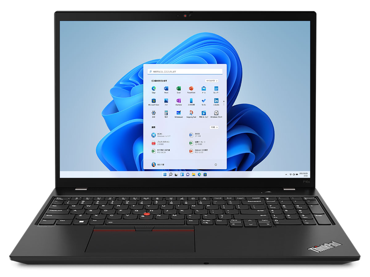 ThinkPad P16s Gen 1 AMD Ryzen 5 PRO 6650U�E16GB�������[�E256GB SSD�E16�^WUXGA�t������ 21CKCTO1WW �̐��i�摜