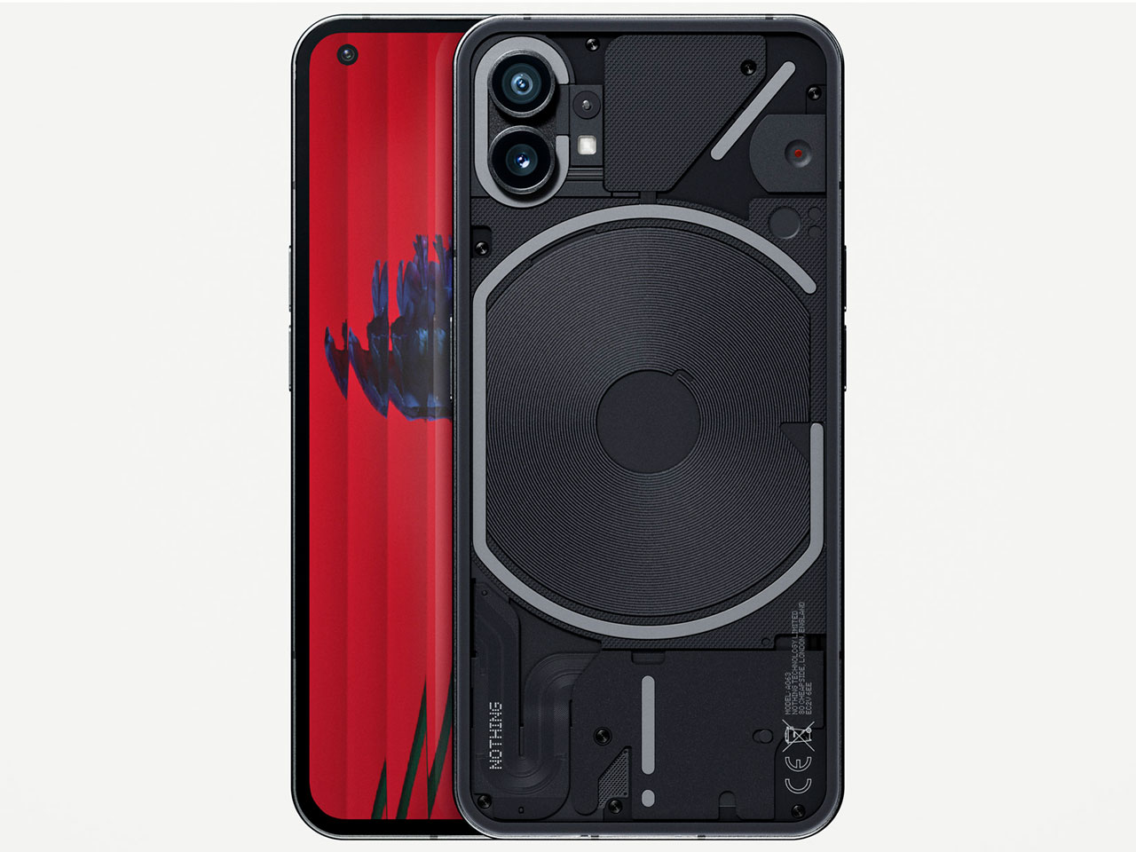 Phone (1) 256GB (RAM 8GB���f��) SIM�t���[  [�u���b�N] �̐��i�摜