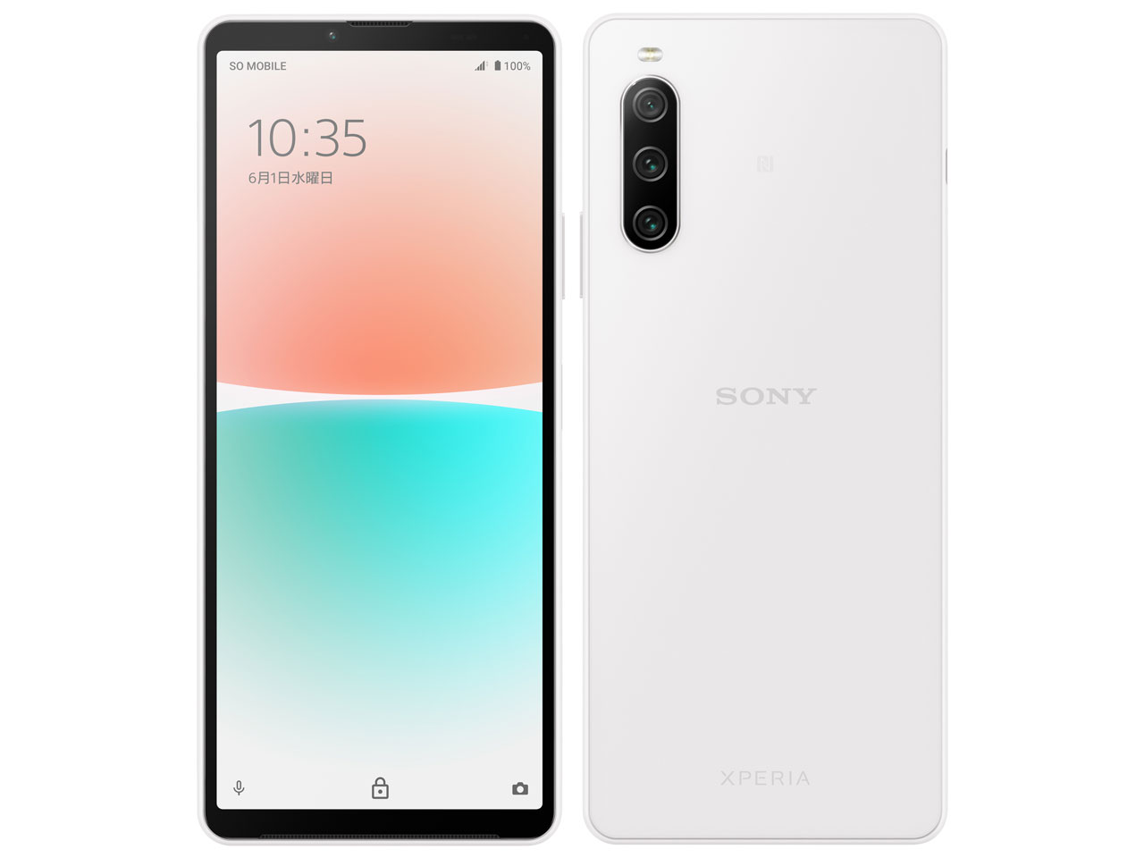 Xperia 10 IV SIM�t���[ [�z���C�g] �̐��i�摜