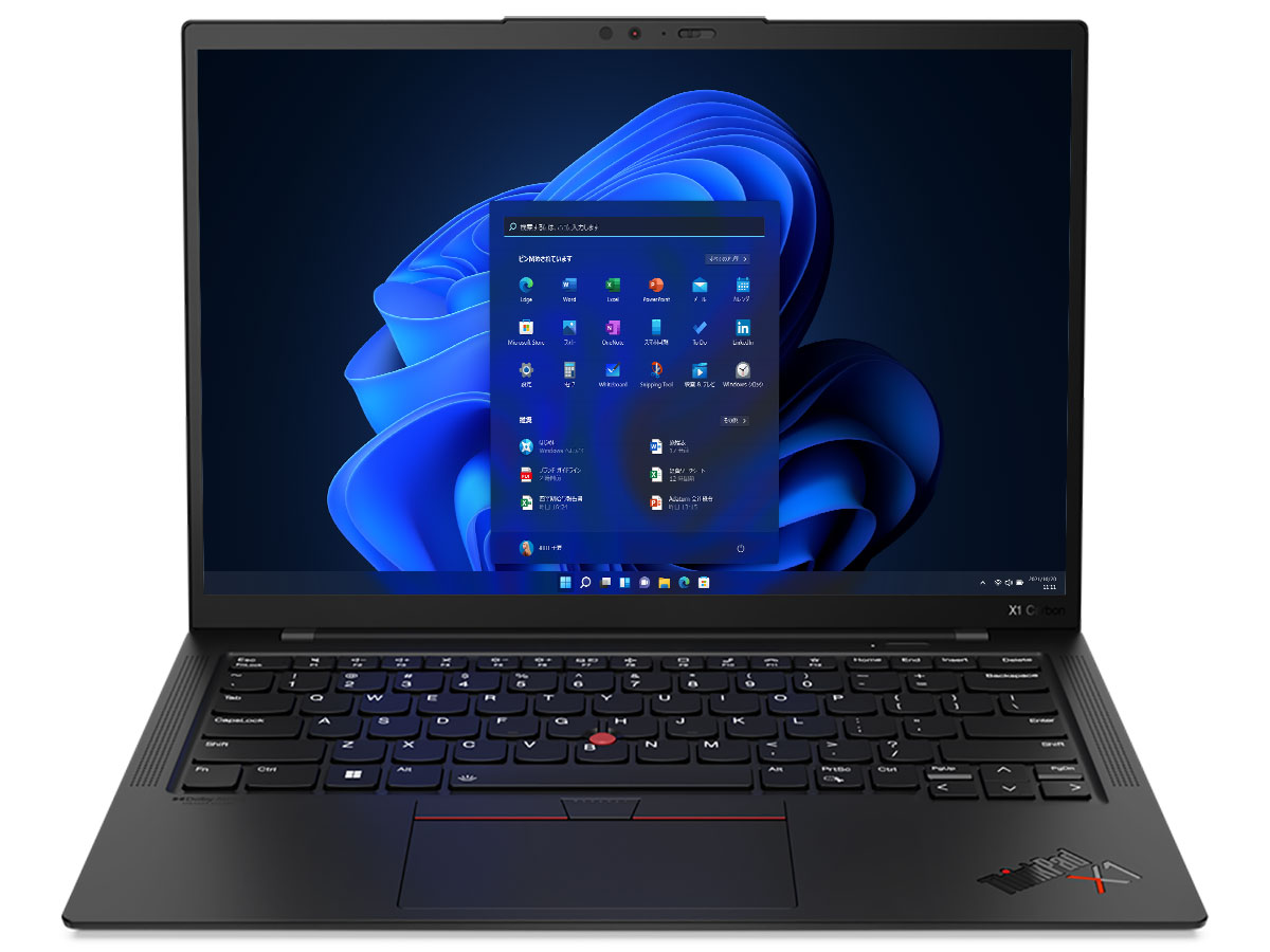 ThinkPad X1 Carbon Gen 10 Windows 11 Pro�ECore i7 1255U�E16GB�������[�E512GB SSD�E14�^WUXGA�t������ 21CB008QJP �̐��i�摜