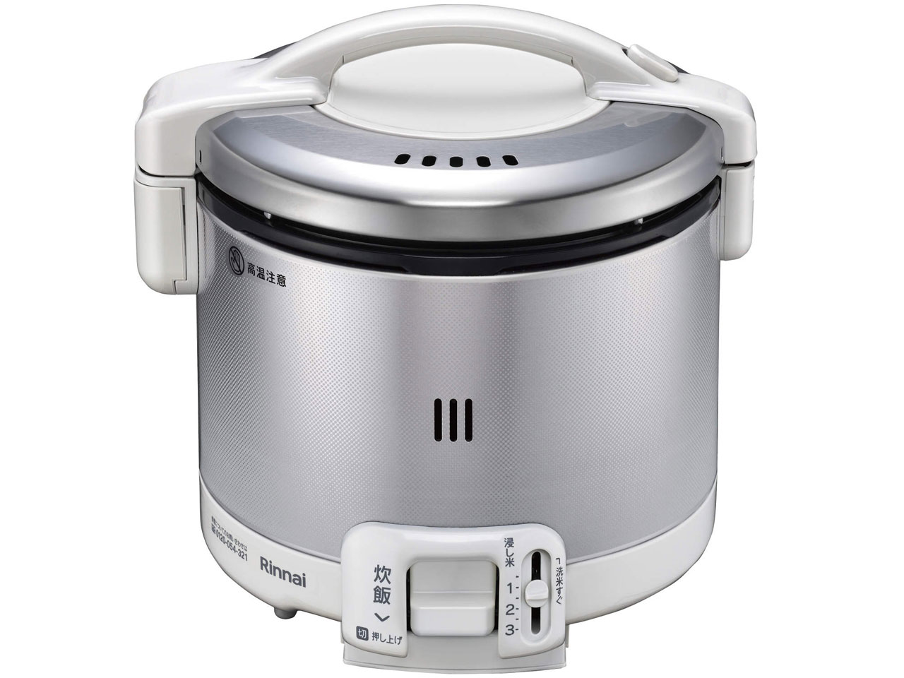d*o様 ガス炊飯器：RR-030FS-A-W（グレイッシュホワイト色）- LP リンナイ こがまる RR-030FS(A)(W) LP [グレイッシュホワイト