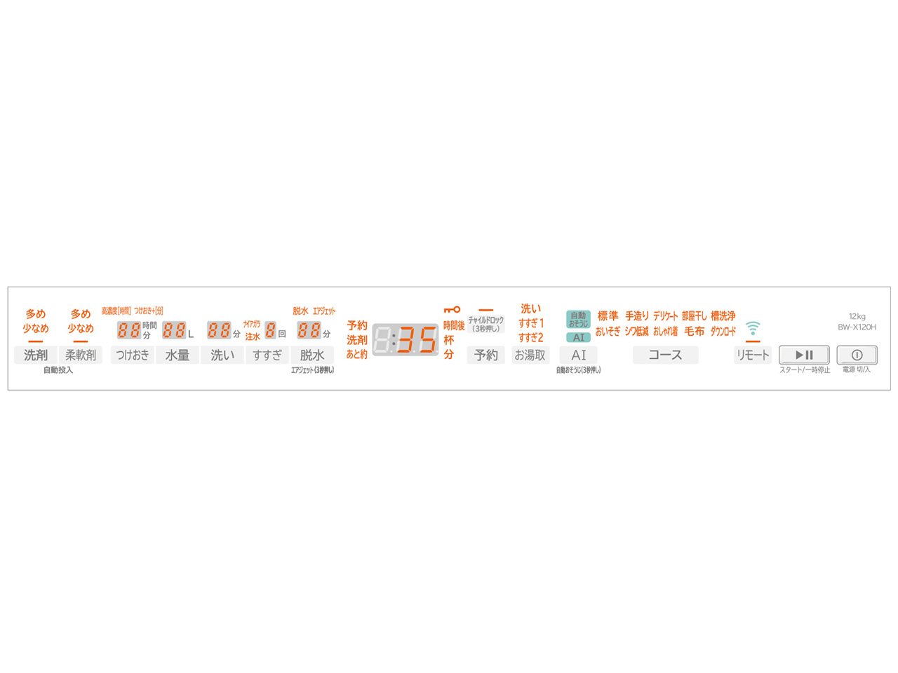 �r�[�g�E�H�b�V�� BW-X120H