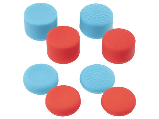 CYBER�E�A�i���O�X�e�B�b�N�J�o�[(SWITCH Joy-Con�p) CY-NSASC-NE [�u���[×���b�h] �̐��i�摜