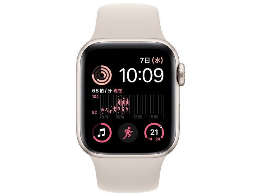 Apple Watch SE ��2���� GPS���f�� 40mm MNJP3J/A [�X�^�[���C�g�X�|�[�c�o���h]