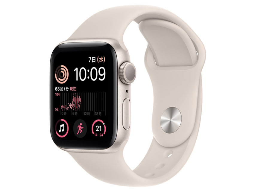 Apple Apple Watch SE 第2世代 GPSモデル 40mm MNJP3J/A [スターライトスポーツバンド] 価格比較 - 価格.com