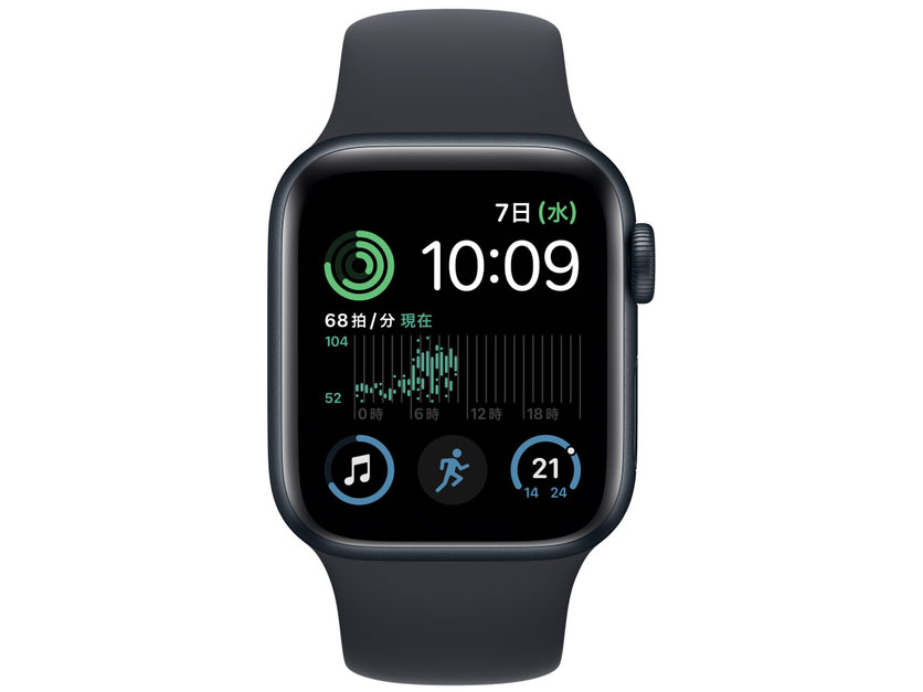 Apple Watch SE ��2���� GPS���f�� 40mm MNJT3J/A [�~�b�h�i�C�g�X�|�[�c�o���h]
