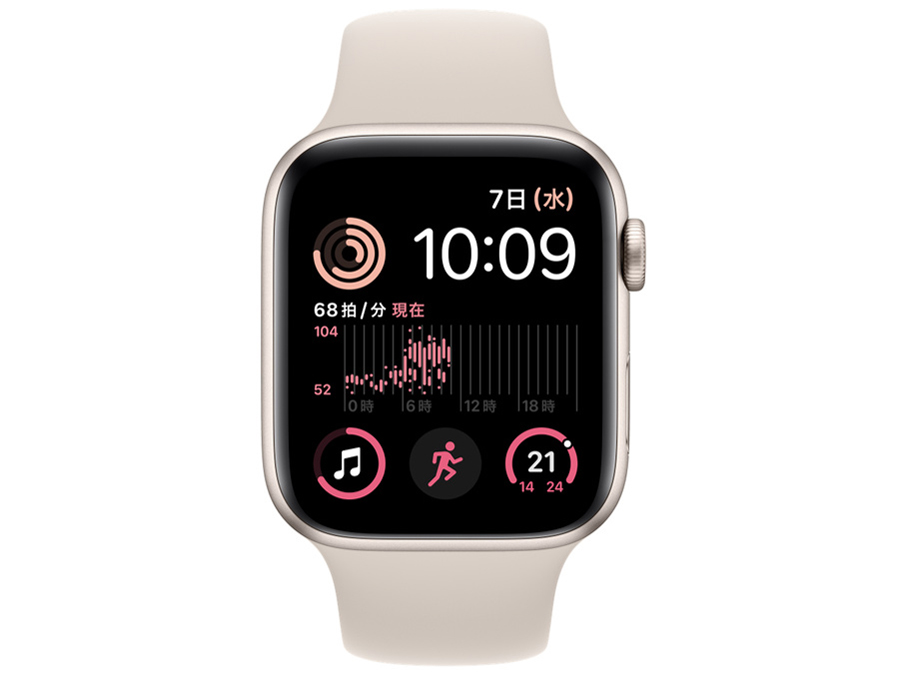 Apple Watch SE ��2���� GPS+Cellular���f�� 44mm MNPT3J/A [�X�^�[���C�g�X�|�[�c�o���h]